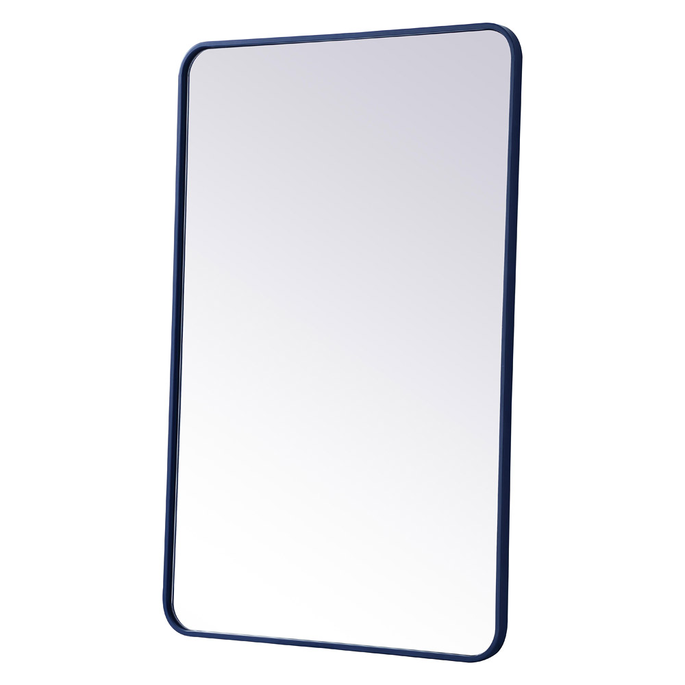 Elegant Wall Mirror - Blue, L 42" (MR802842BL)