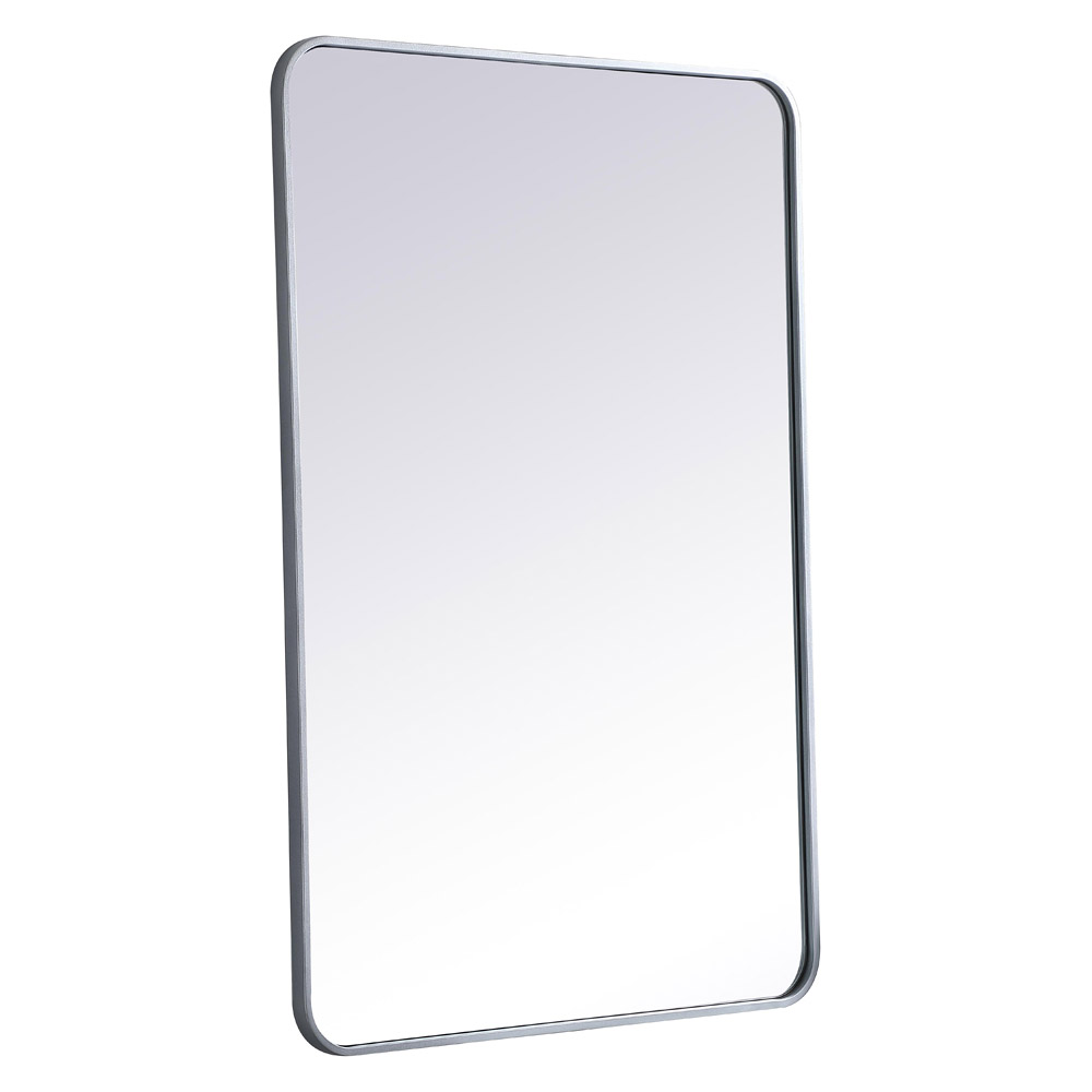 Elegant Wall Mirror - Silver, L 42" (MR802842S)