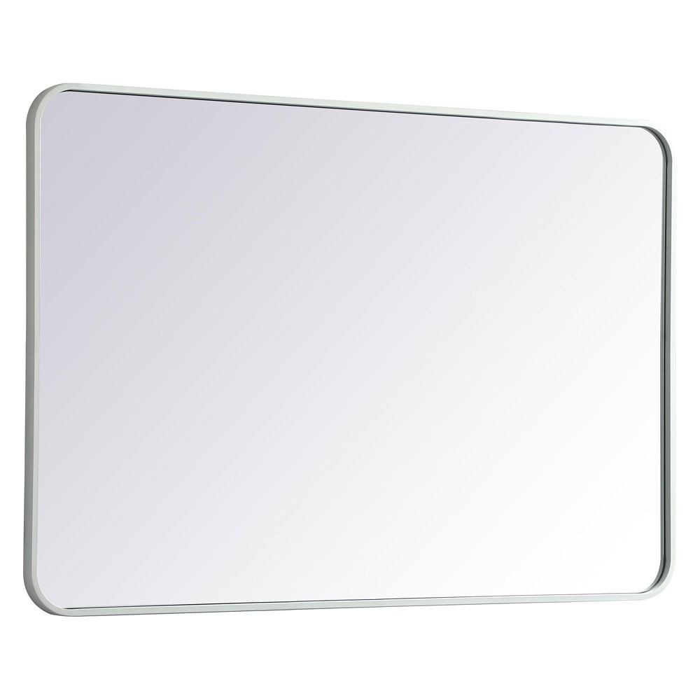 Elegant Wall Mirror - White, L 42" (MR802842WH)