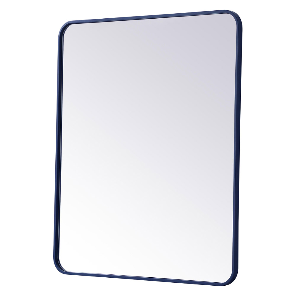 Elegant Wall Mirror - Blue, L 36" (MR803036BL)