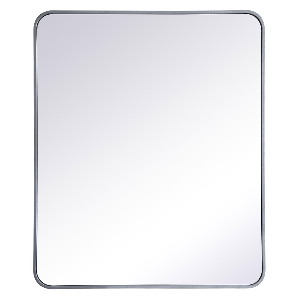 Elegant Wall Mirror - Silver, L 36" (MR803036S)