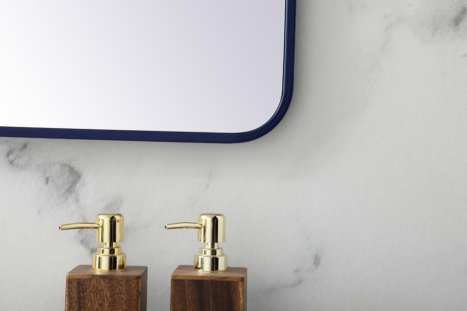 Elegant Wall Mirror - Blue, L 40" (MR803040BL)