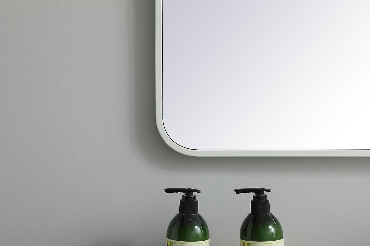 Elegant Wall Mirror - White, L 40" (MR803040WH)