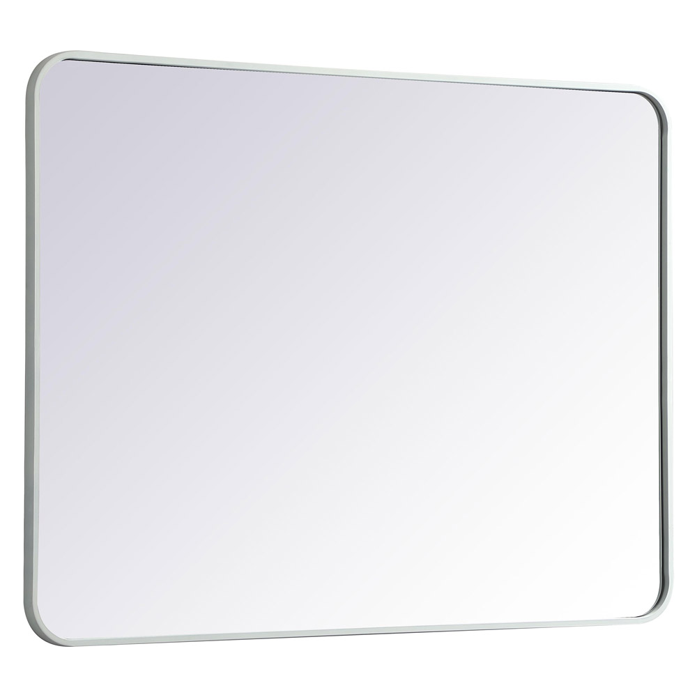 Elegant Wall Mirror - White, L 40" (MR803040WH)