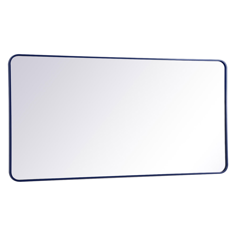 Elegant Wall Mirror - Blue, L 60" (MR803060BL)