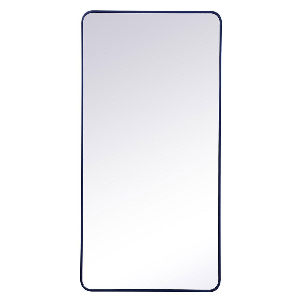 Elegant Wall Mirror - Blue, L 60" (MR803060BL)