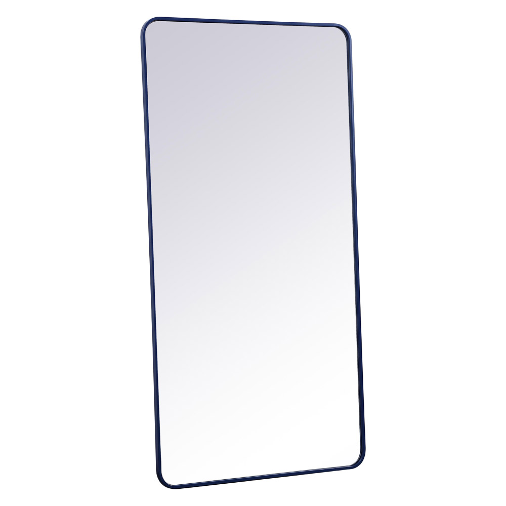 Elegant Wall Mirror - Blue, L 60" (MR803060BL)