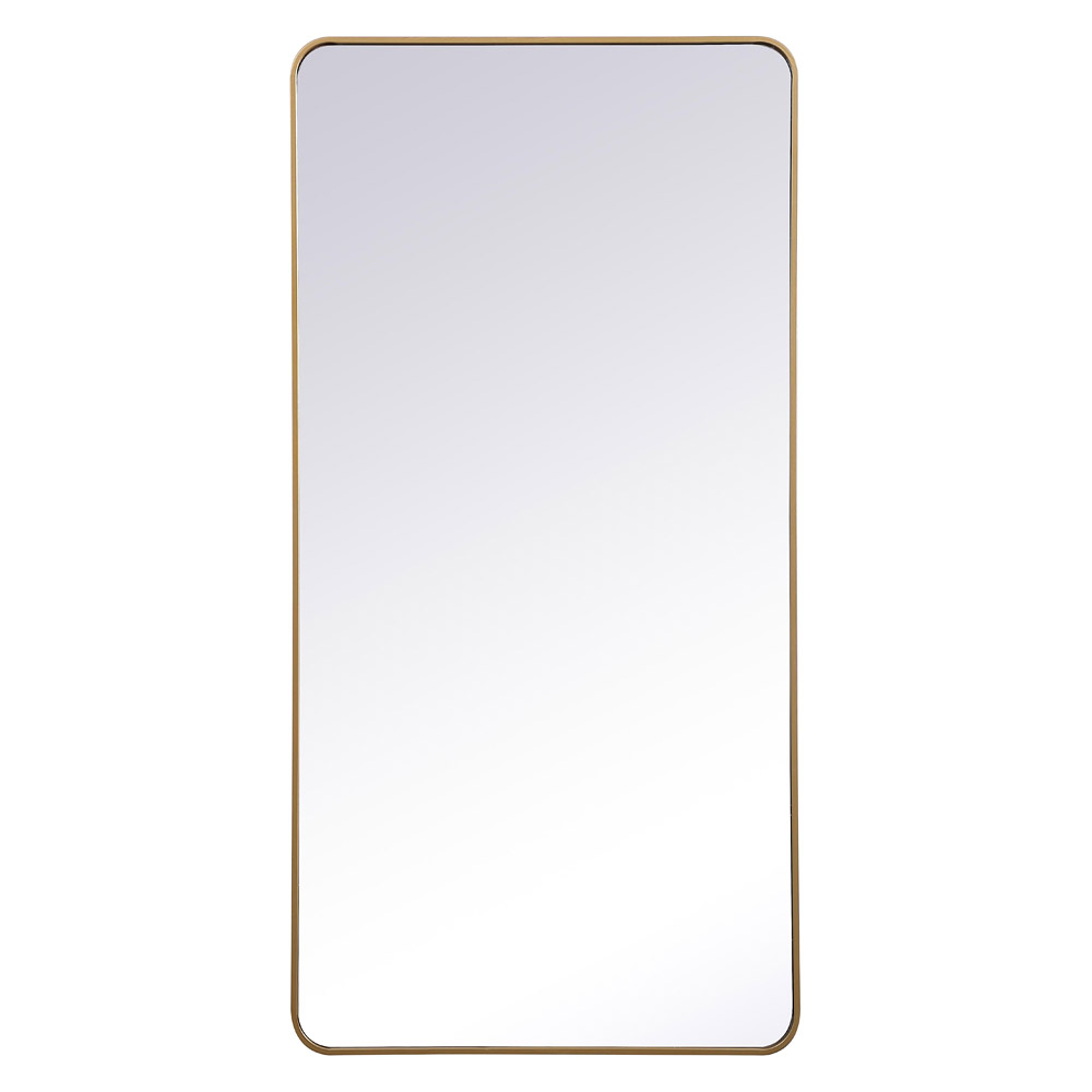 Elegant Wall Mirror - Brass, L 60" (MR803060BR)