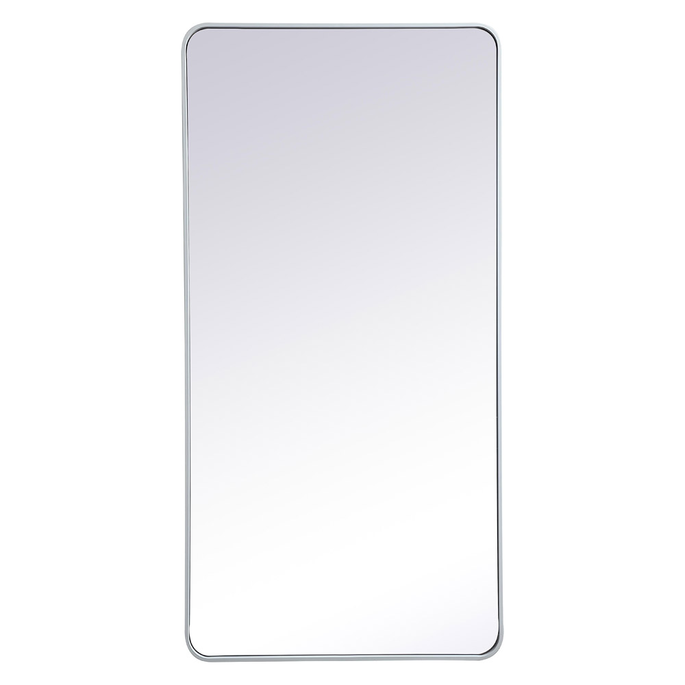 Elegant Wall Mirror - White, L 60" (MR803060WH)