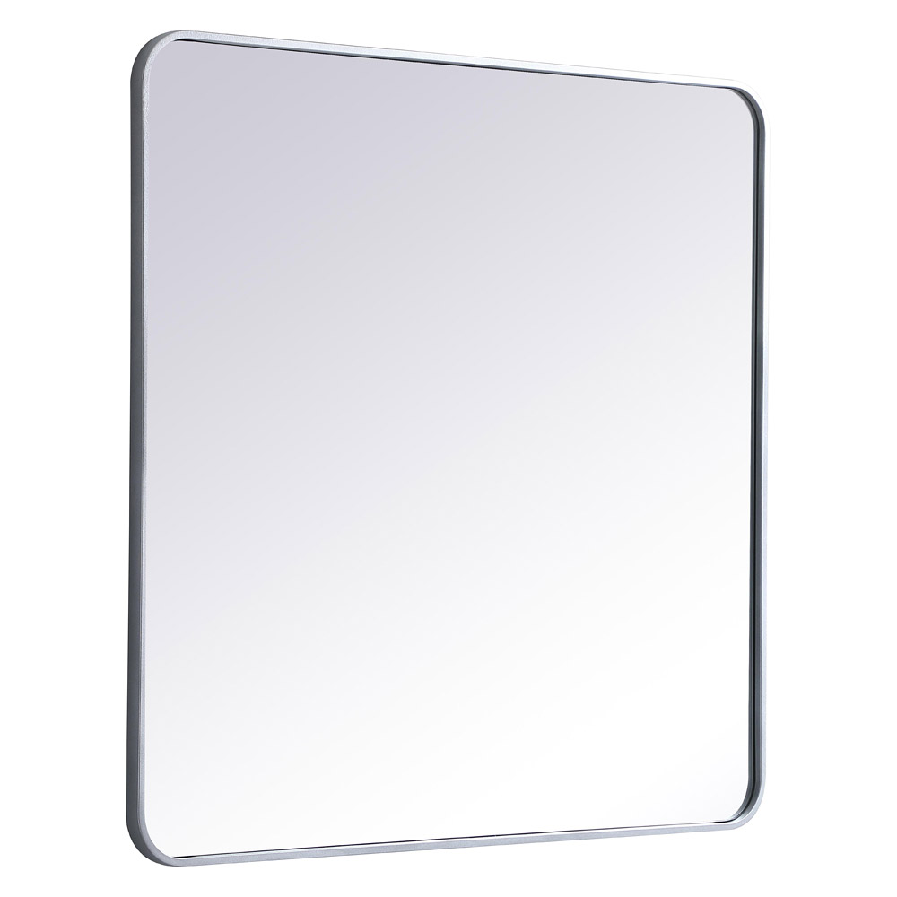 Elegant Wall Mirror - Silver, L 36" (MR803636S)