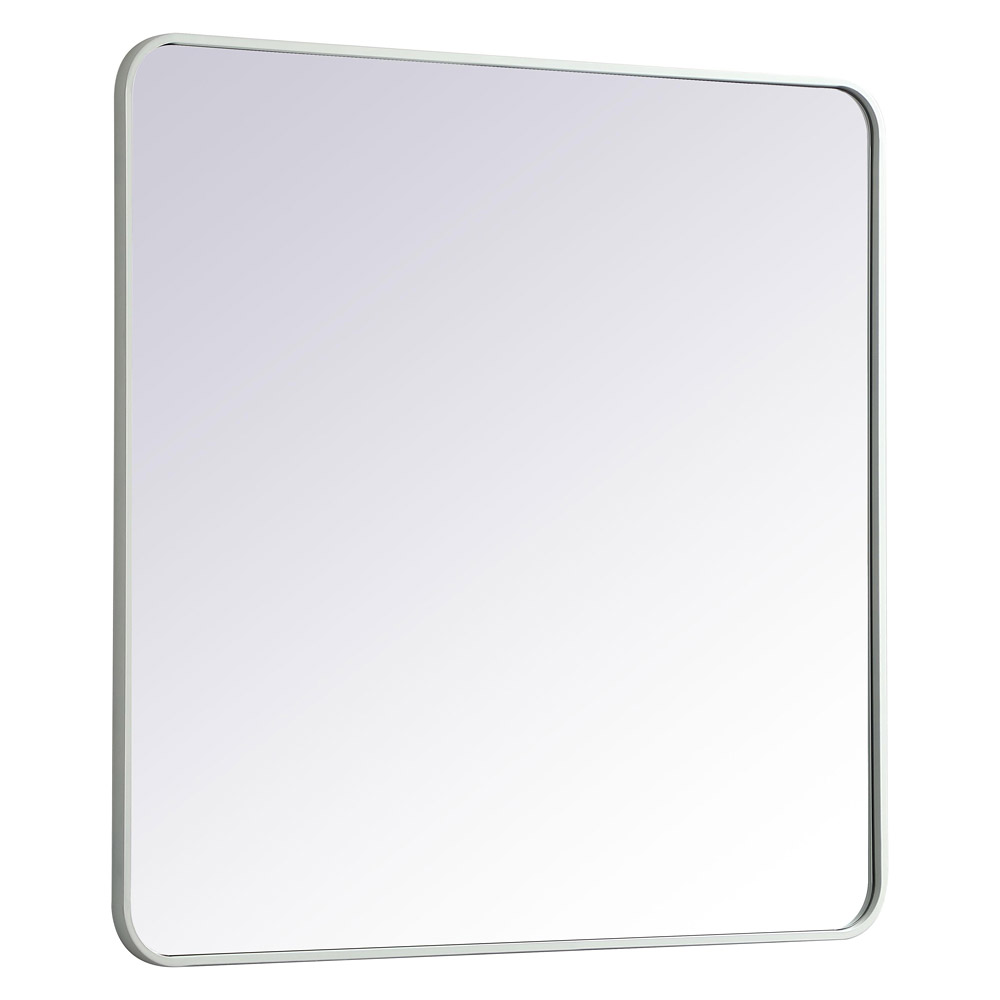 Elegant Wall Mirror - White, L 36" (MR803636WH)