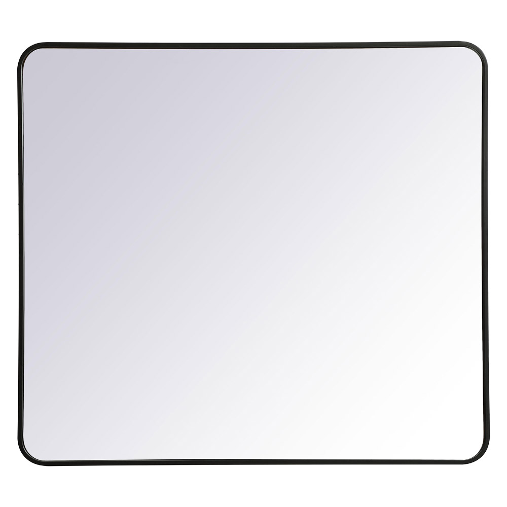 Elegant Wall Mirror - Black, L 40" (MR803640BK)