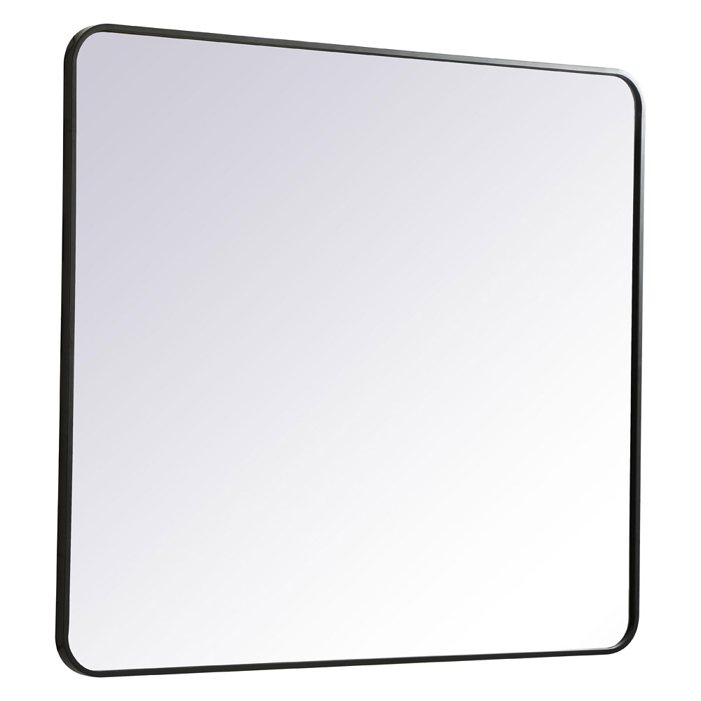 Elegant Wall Mirror - Black, L 40" (MR803640BK)