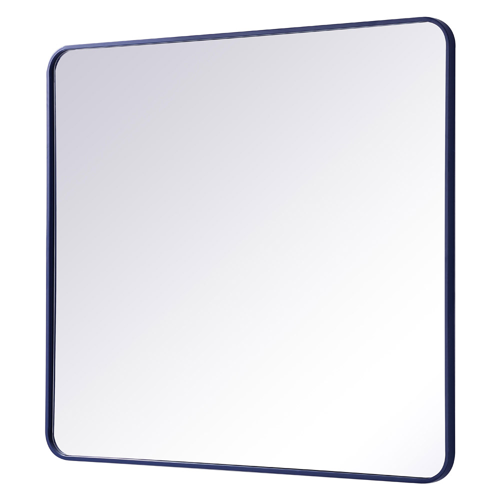 Elegant Wall Mirror - Blue, L 40" (MR803640BL)