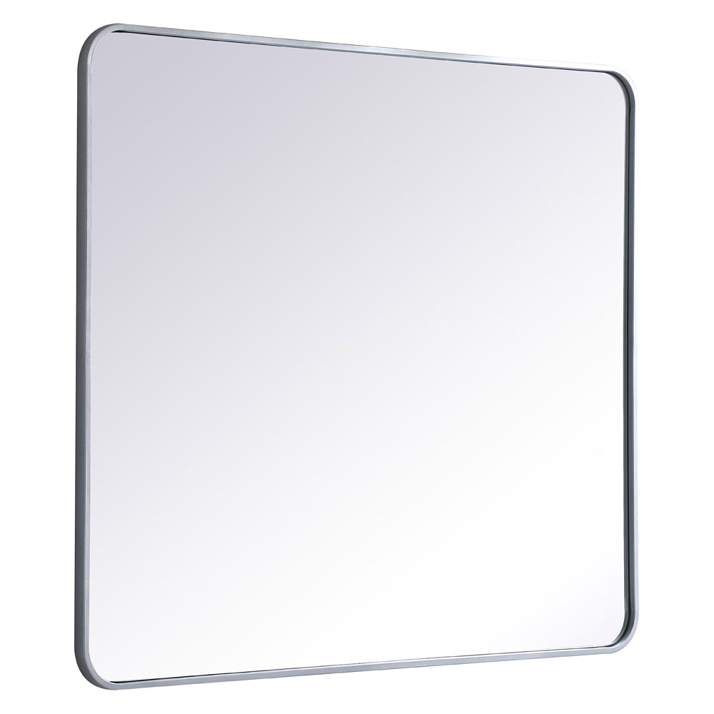 Elegant Wall Mirror - Silver, L 40" (MR803640S)