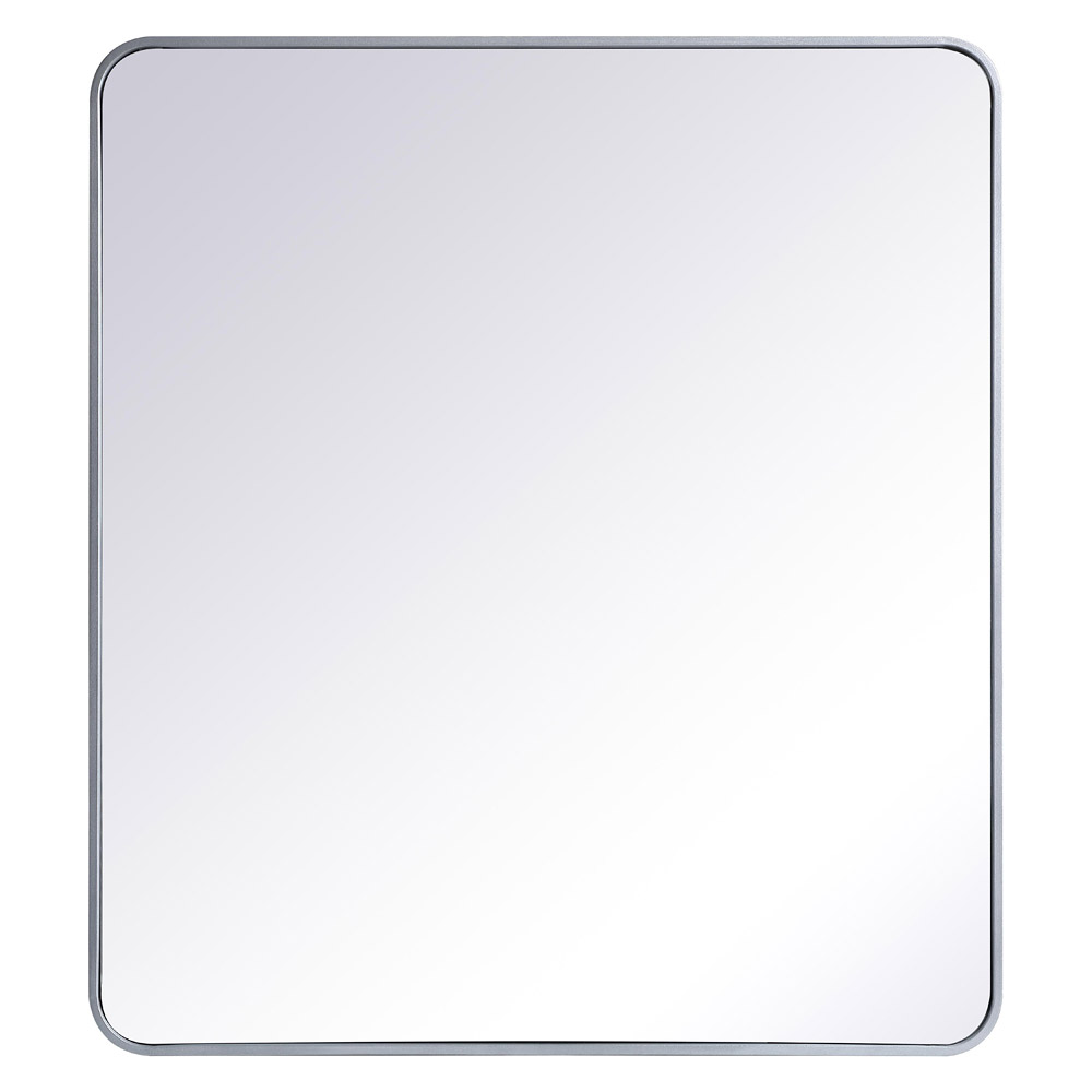 Elegant Wall Mirror - Silver, L 40" (MR803640S)