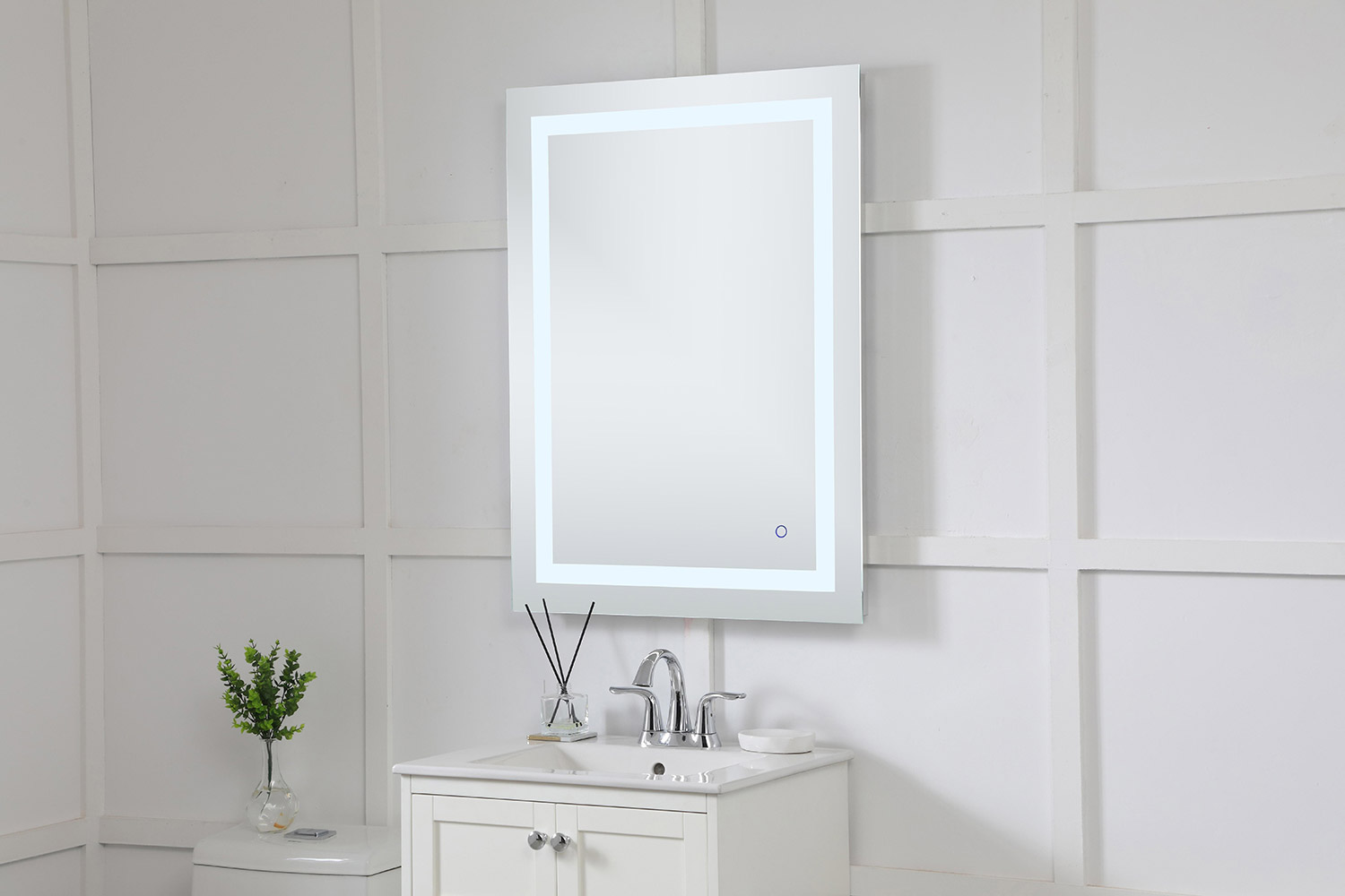 Elegant Wall Mirror - Clear, D 27", H 36" (MRE12736)