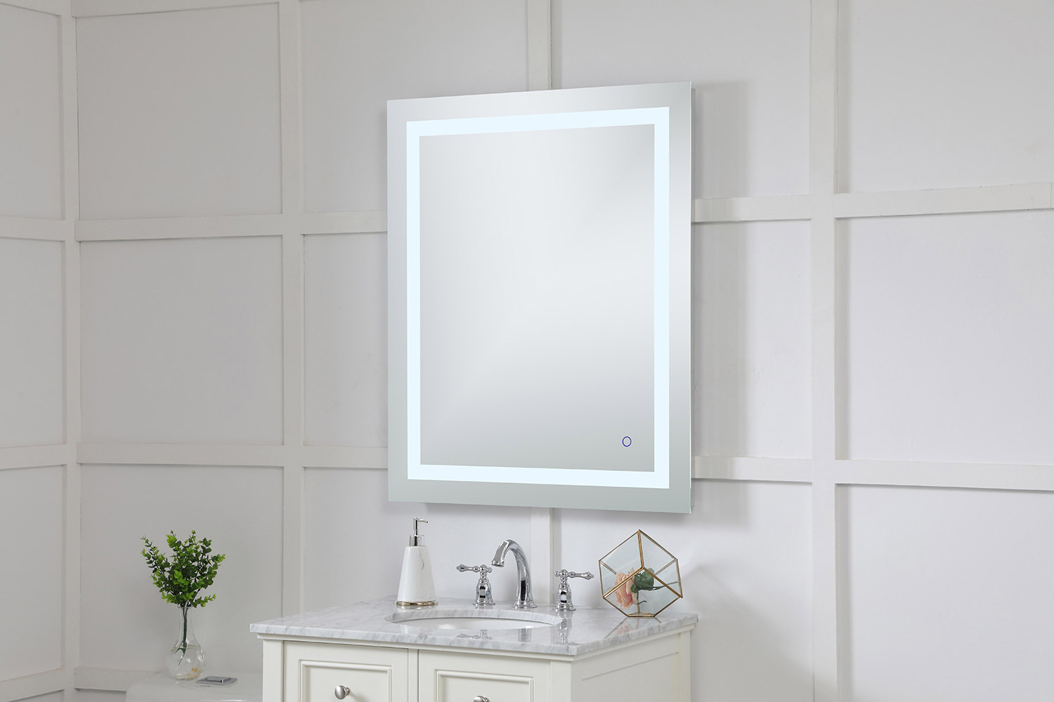 Elegant Wall Mirror - Clear, D 30", H 36" (MRE13036)