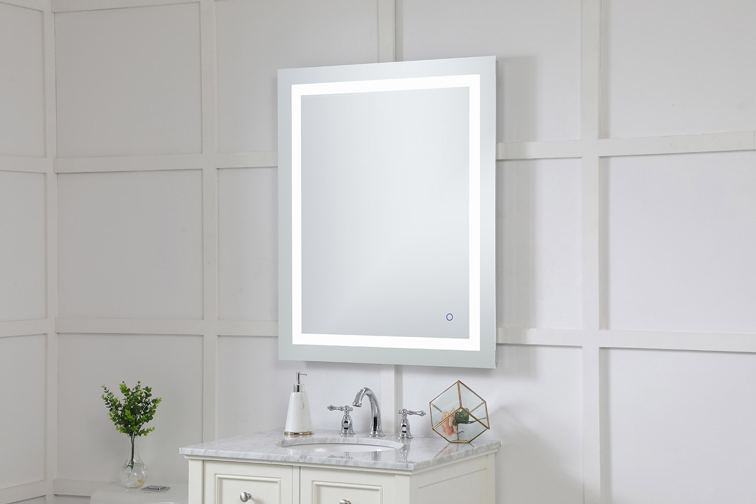 Elegant Wall Mirror - Clear, D 30", H 40" (MRE13040)