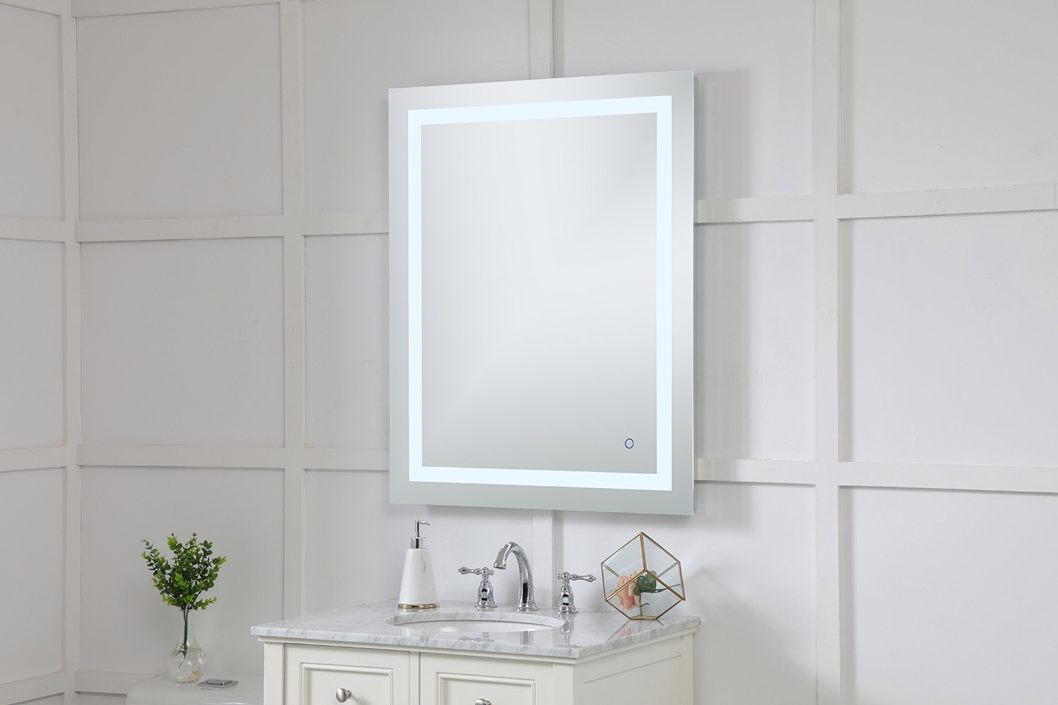 Elegant Wall Mirror - Clear, D 30", H 40" (MRE13040)