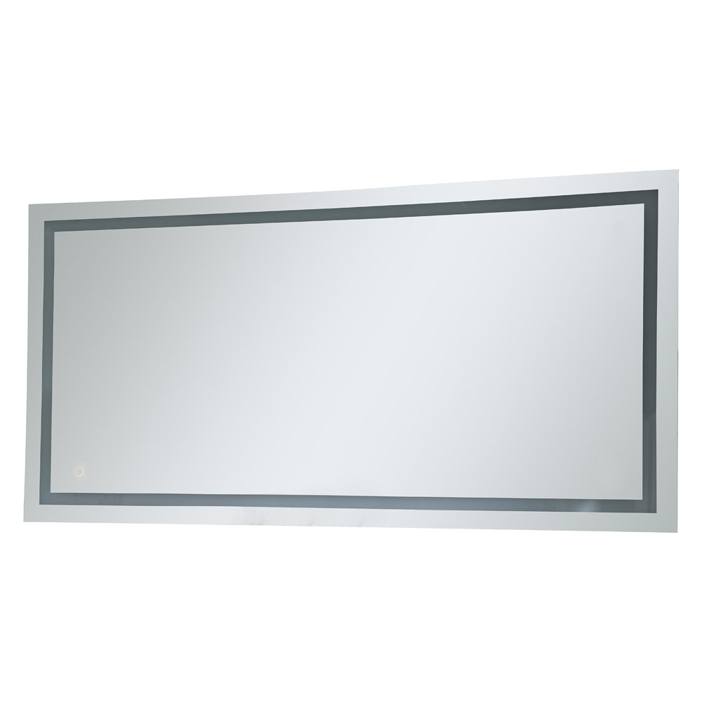 Elegant Wall Mirror - Clear, D 72", H 36" (MRE13672)