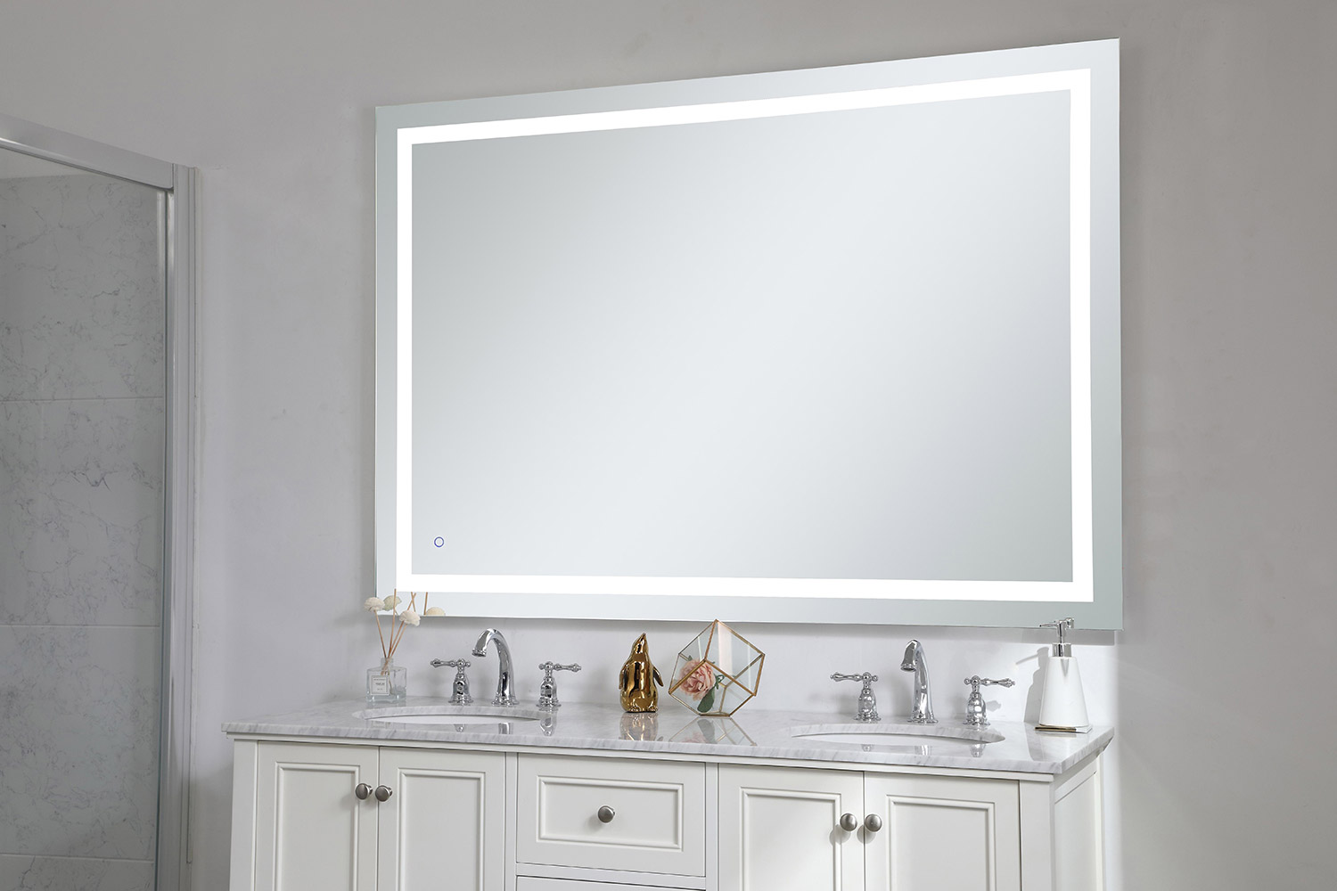 Elegant Wall Mirror - Clear, D 60", H 42" (MRE14260)