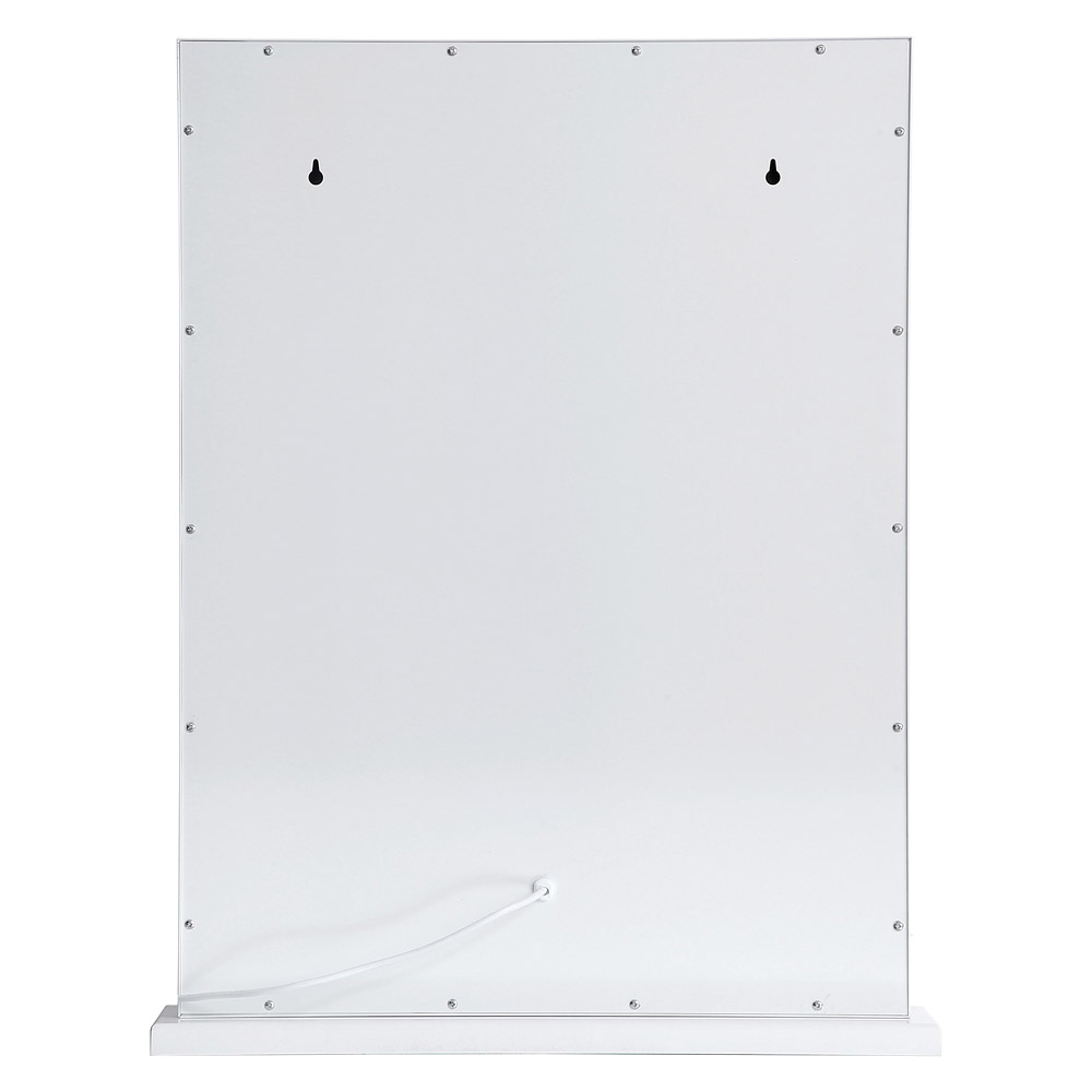 Elegant Wall Mirror - White, D 24", H 32" (MRE32432WH)