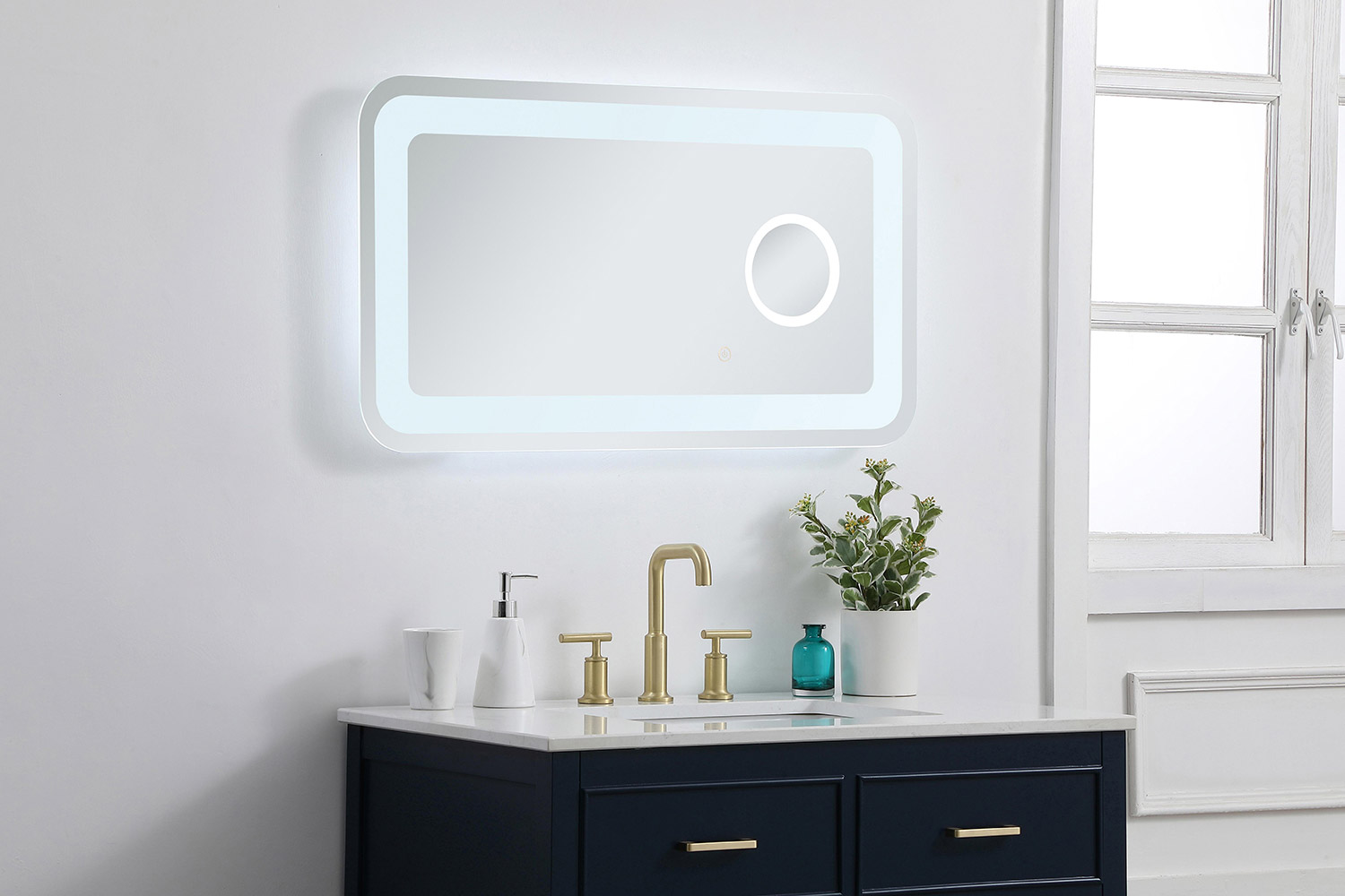 Elegant Wall Mirror - Clear, W 20", D 36" (MRE52036)