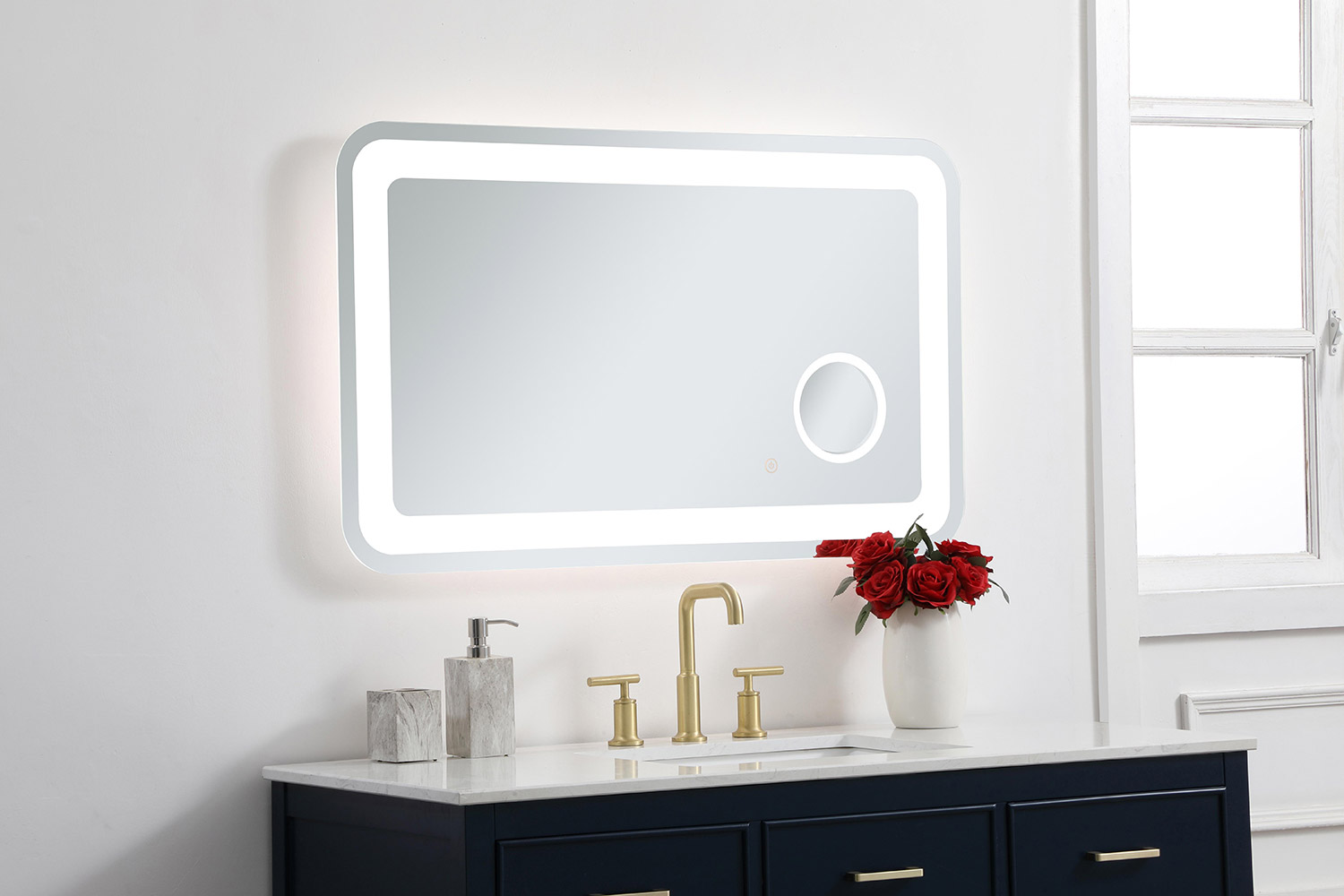 Elegant Wall Mirror - Clear, W 24", D 40" (MRE52440)