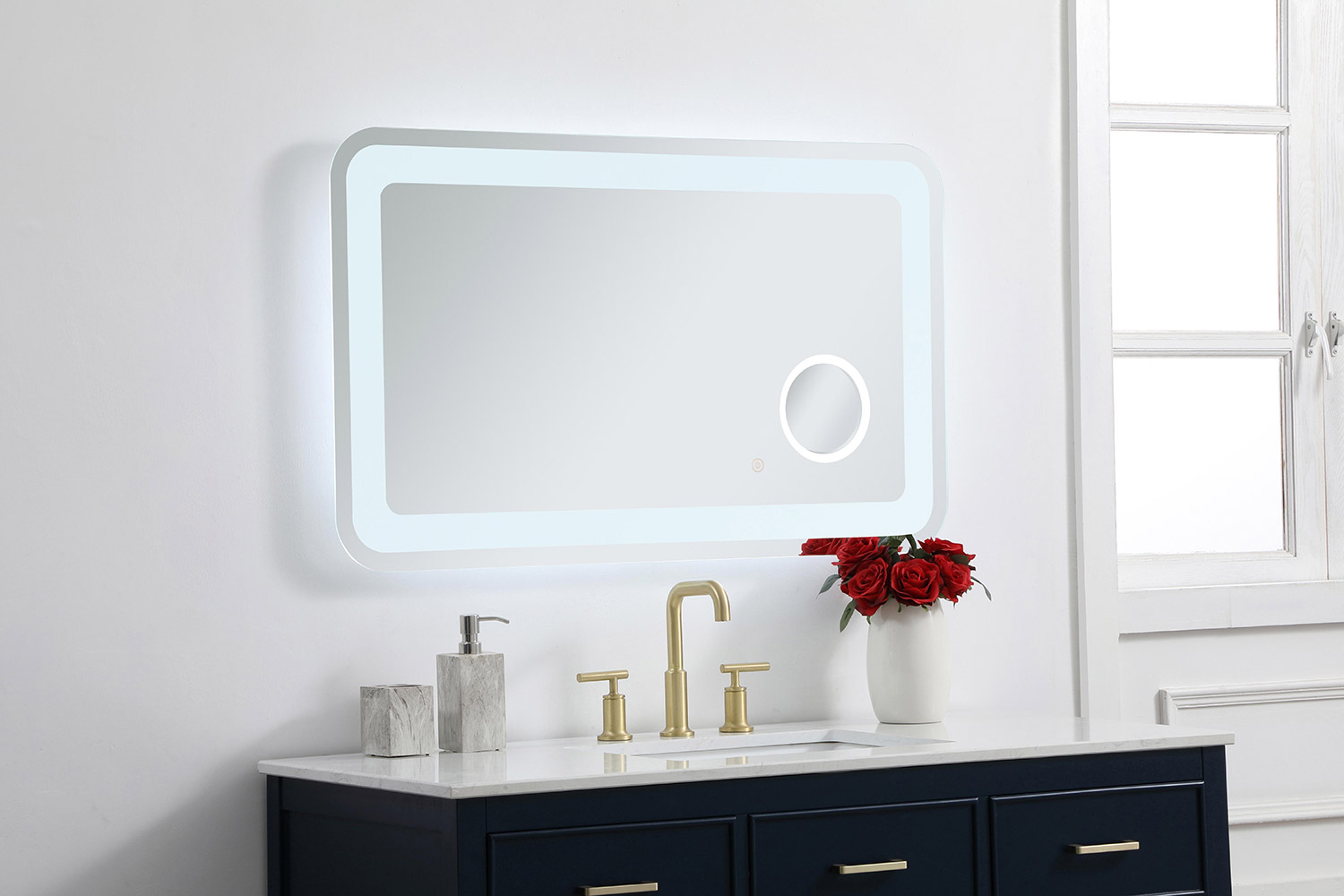 Elegant Wall Mirror - Clear, W 24", D 40" (MRE52440)