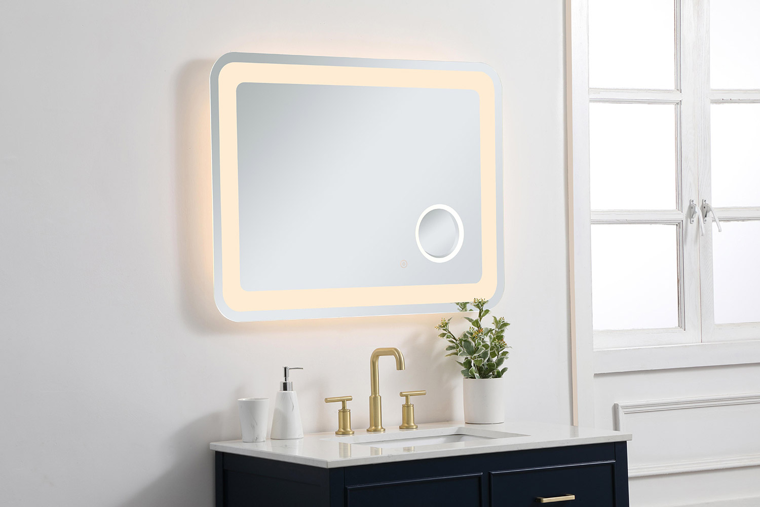 Elegant Wall Mirror - Clear, W 27", D 36" (MRE52736)