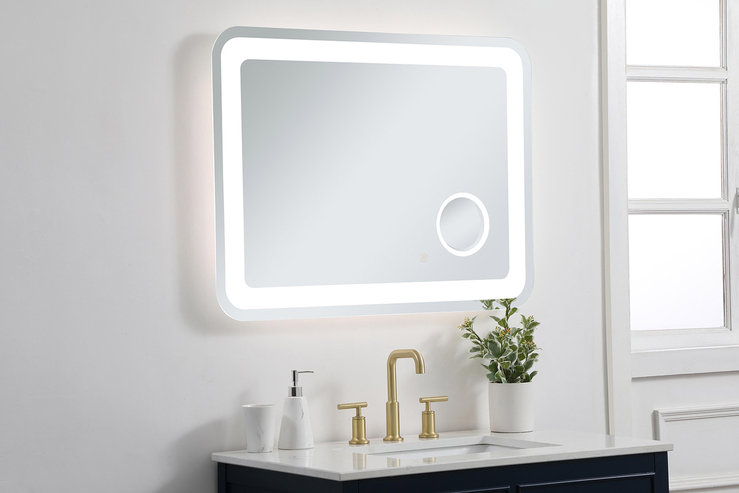 Elegant Wall Mirror - Clear, W 27", D 36" (MRE52736)