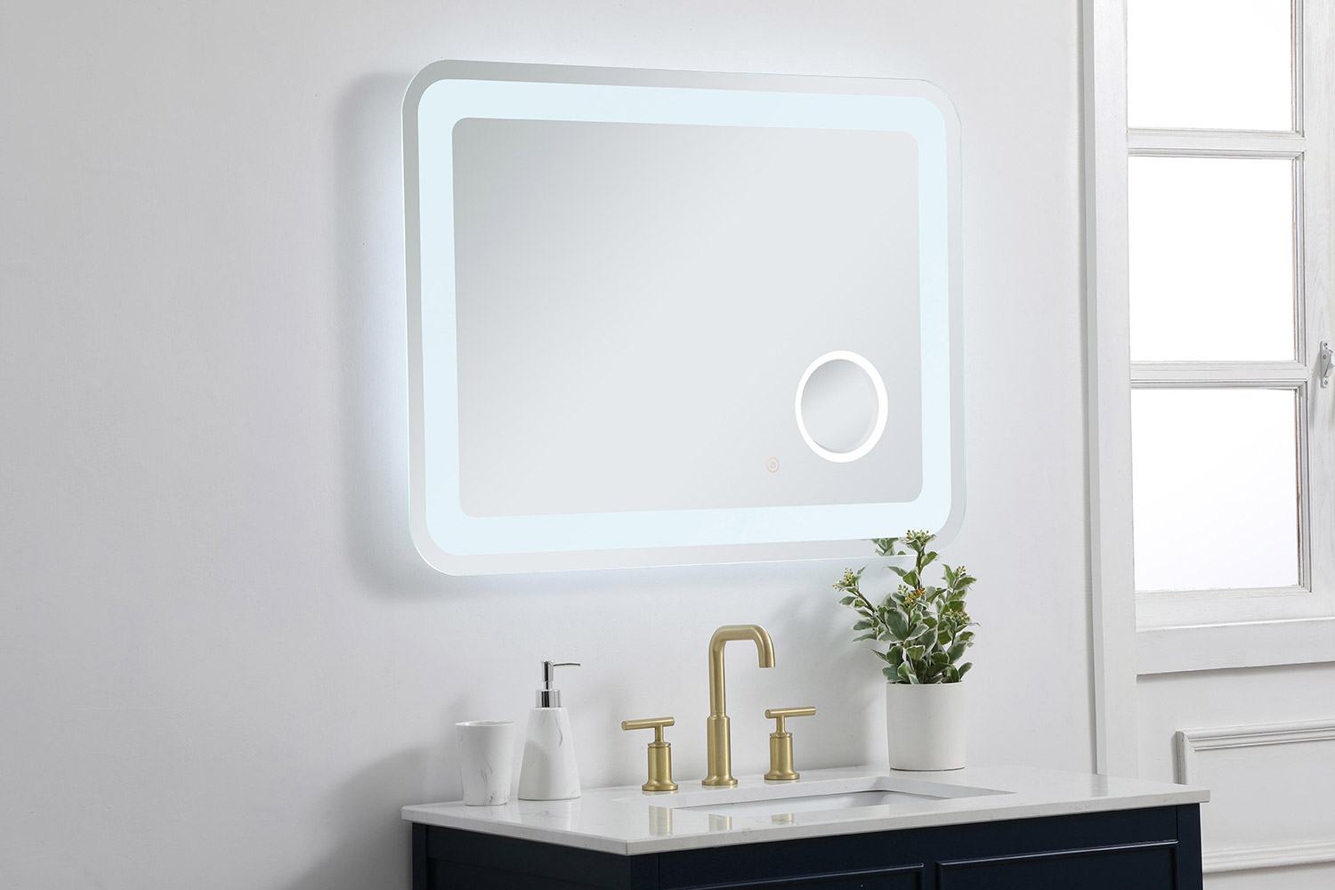 Elegant Wall Mirror - Clear, W 27", D 36" (MRE52736)