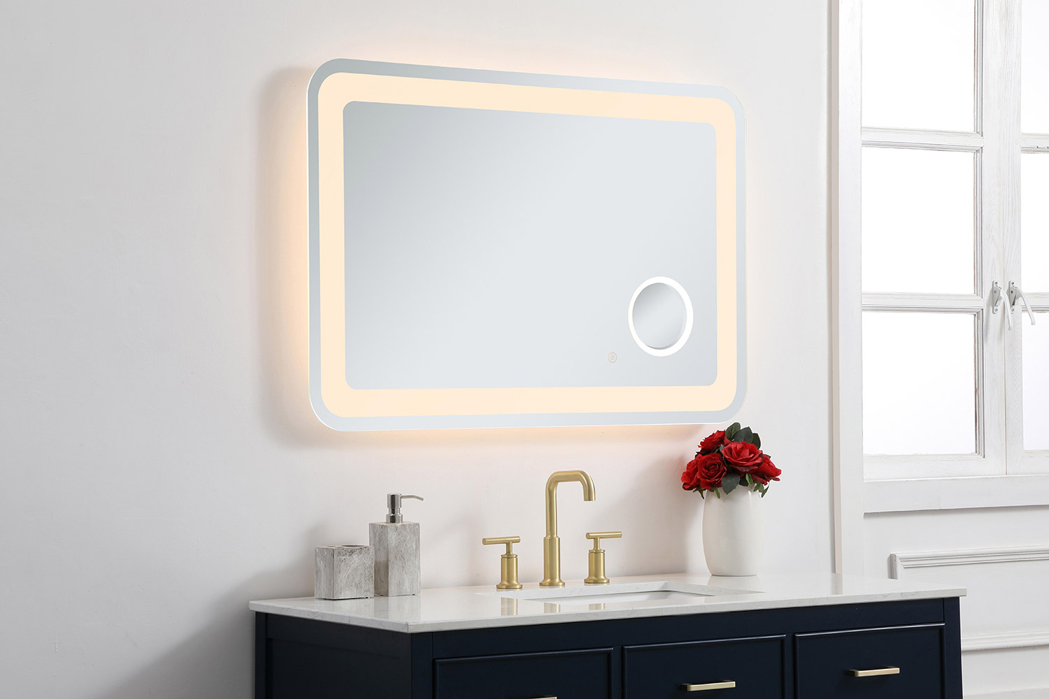 Elegant Wall Mirror - Clear, W 27", D 40" (MRE52740)