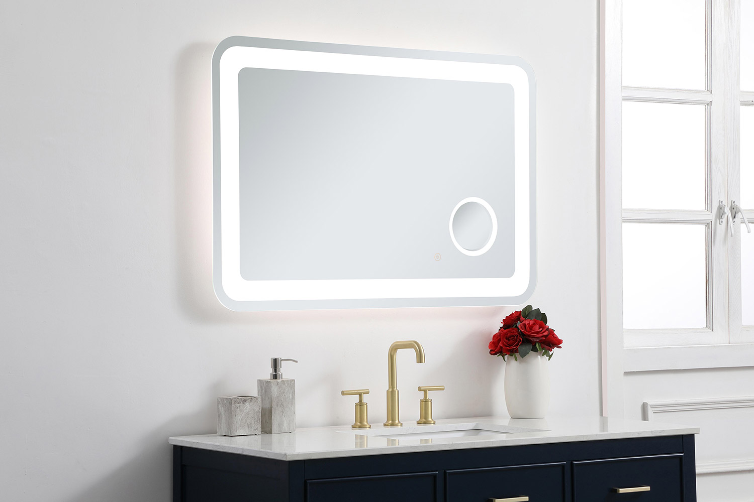 Elegant Wall Mirror - Clear, W 27", D 40" (MRE52740)