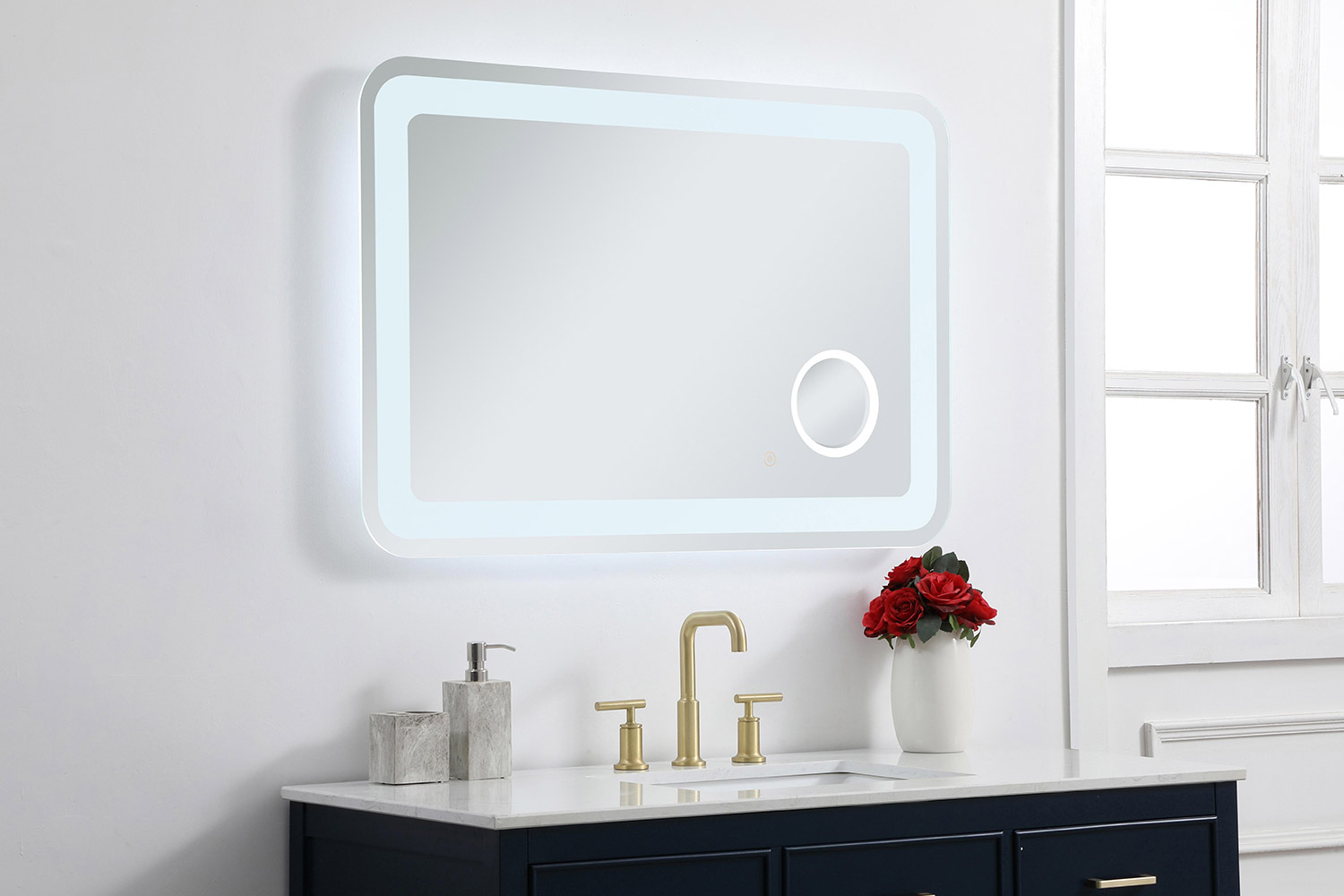 Elegant Wall Mirror - Clear, W 27", D 40" (MRE52740)