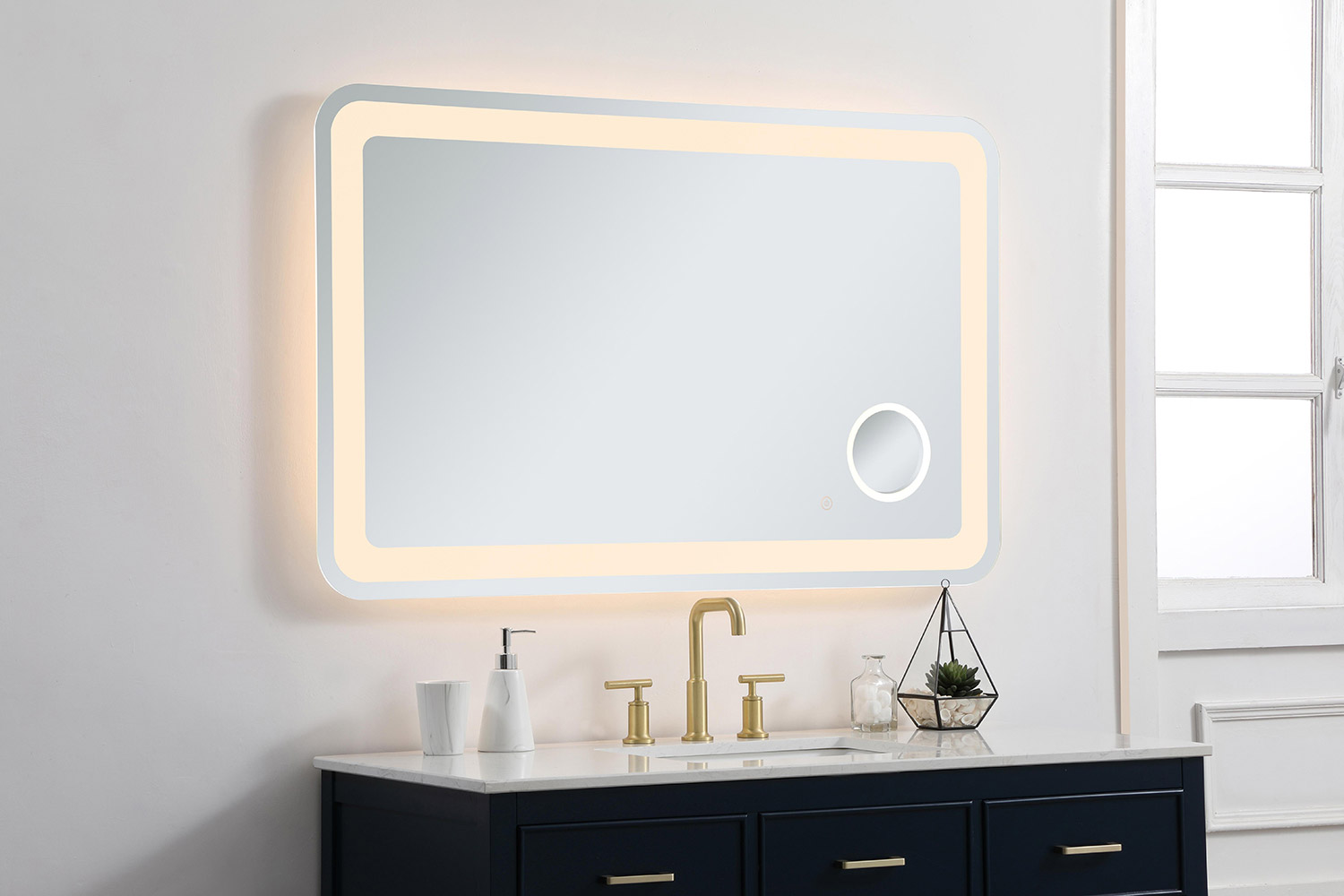 Elegant Wall Mirror - Clear, W 30", D 48" (MRE53048)