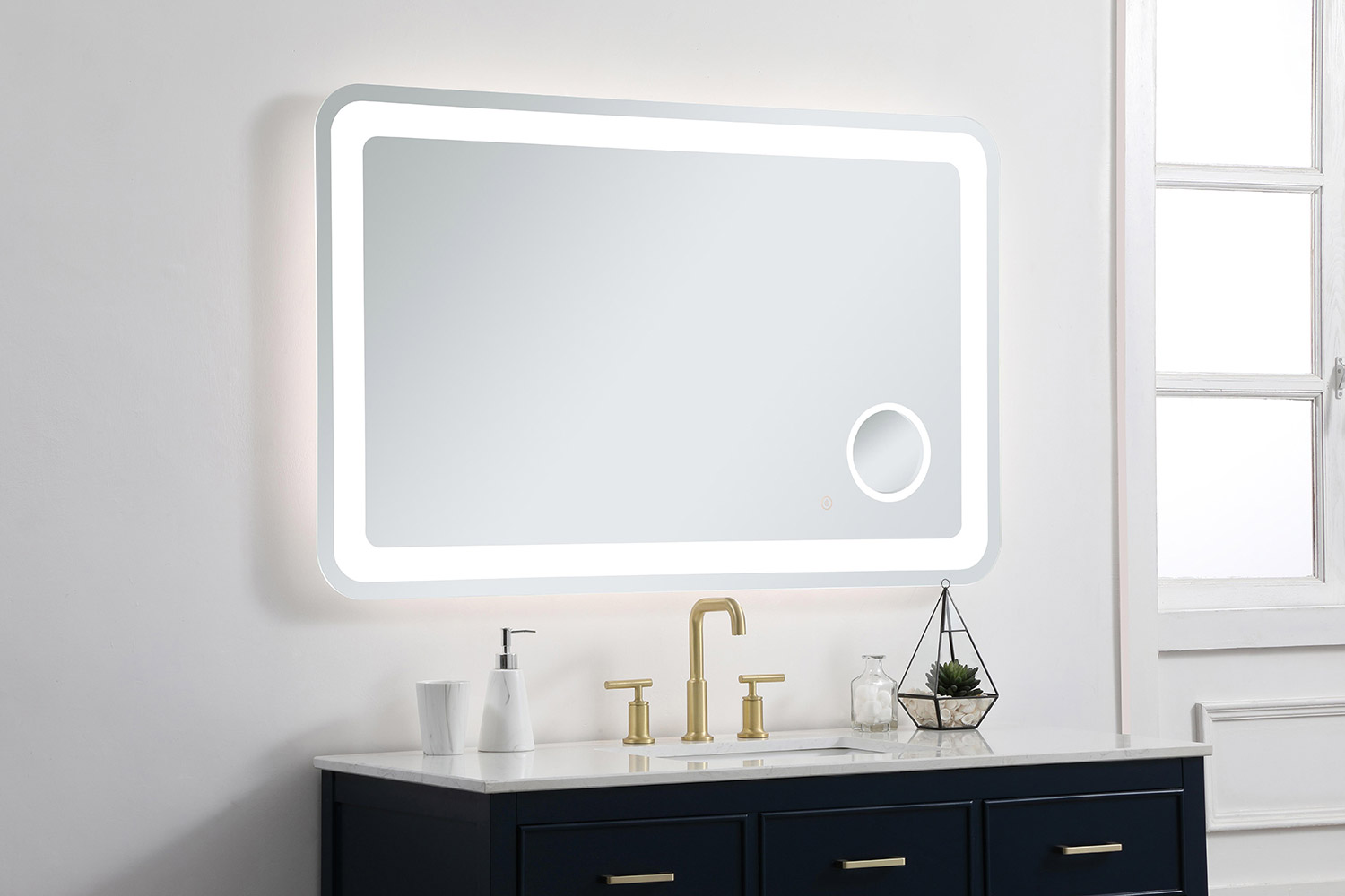 Elegant Wall Mirror - Clear, W 30", D 48" (MRE53048)