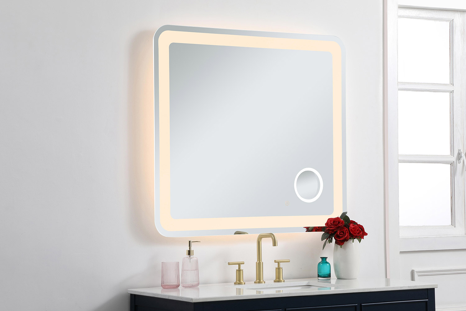 Elegant Wall Mirror - Clear, W 36", D 40" (MRE53640)