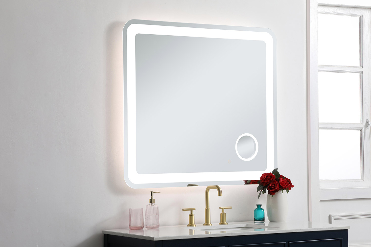 Elegant Wall Mirror - Clear, W 36", D 40" (MRE53640)