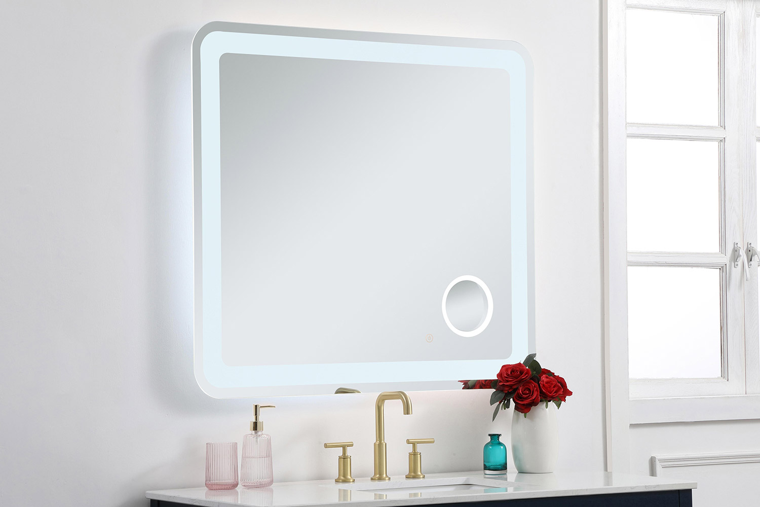 Elegant Wall Mirror - Clear, W 36", D 40" (MRE53640)