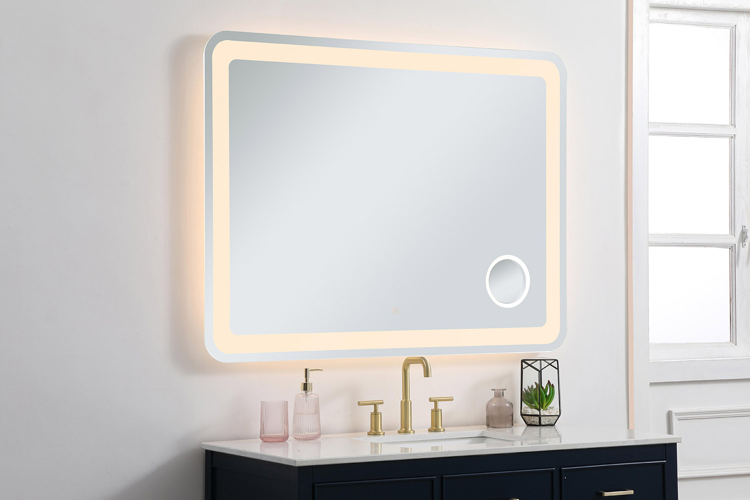 Elegant Wall Mirror - Clear, W 36", D 48" (MRE53648)