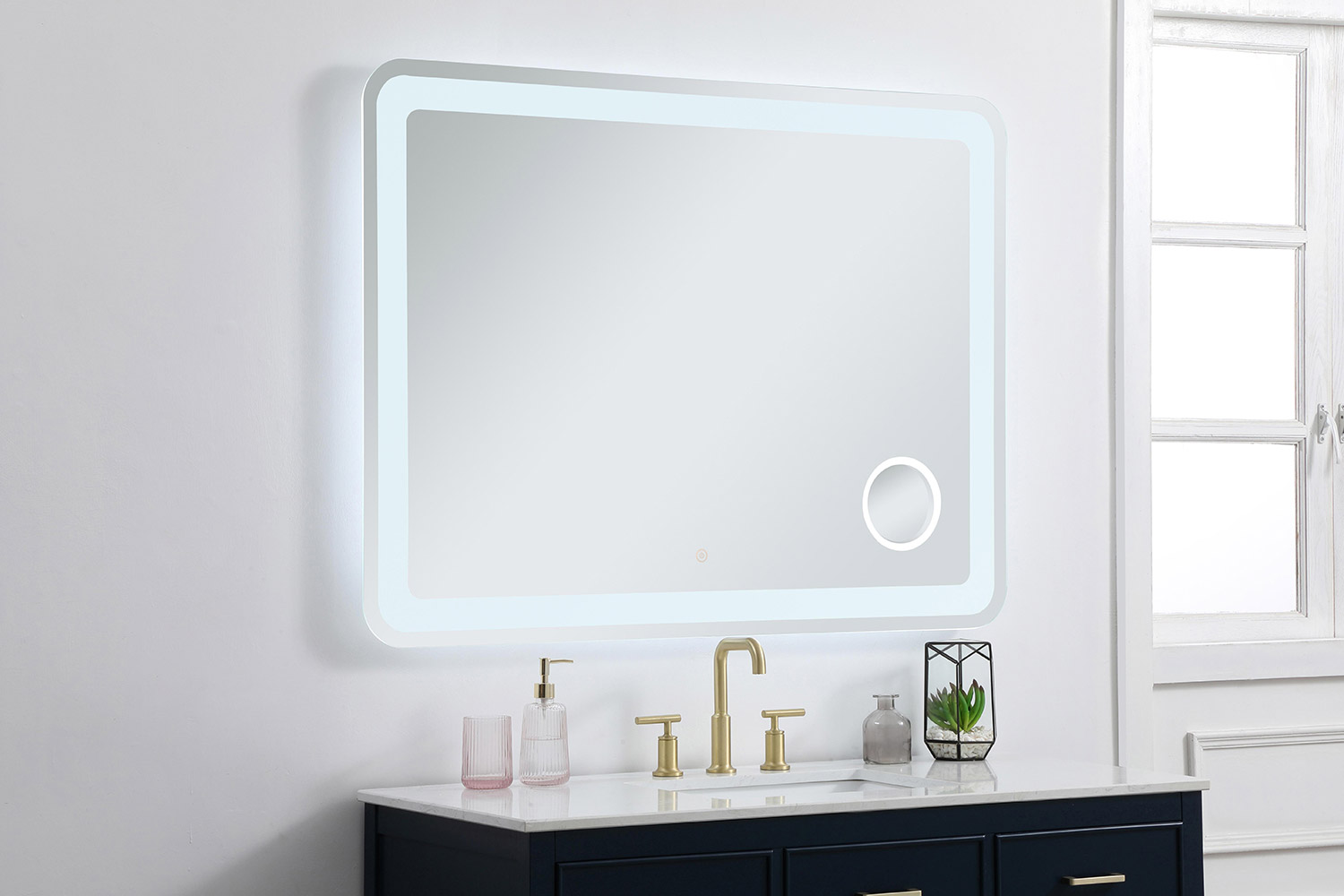 Elegant Wall Mirror - Clear, W 36", D 48" (MRE53648)