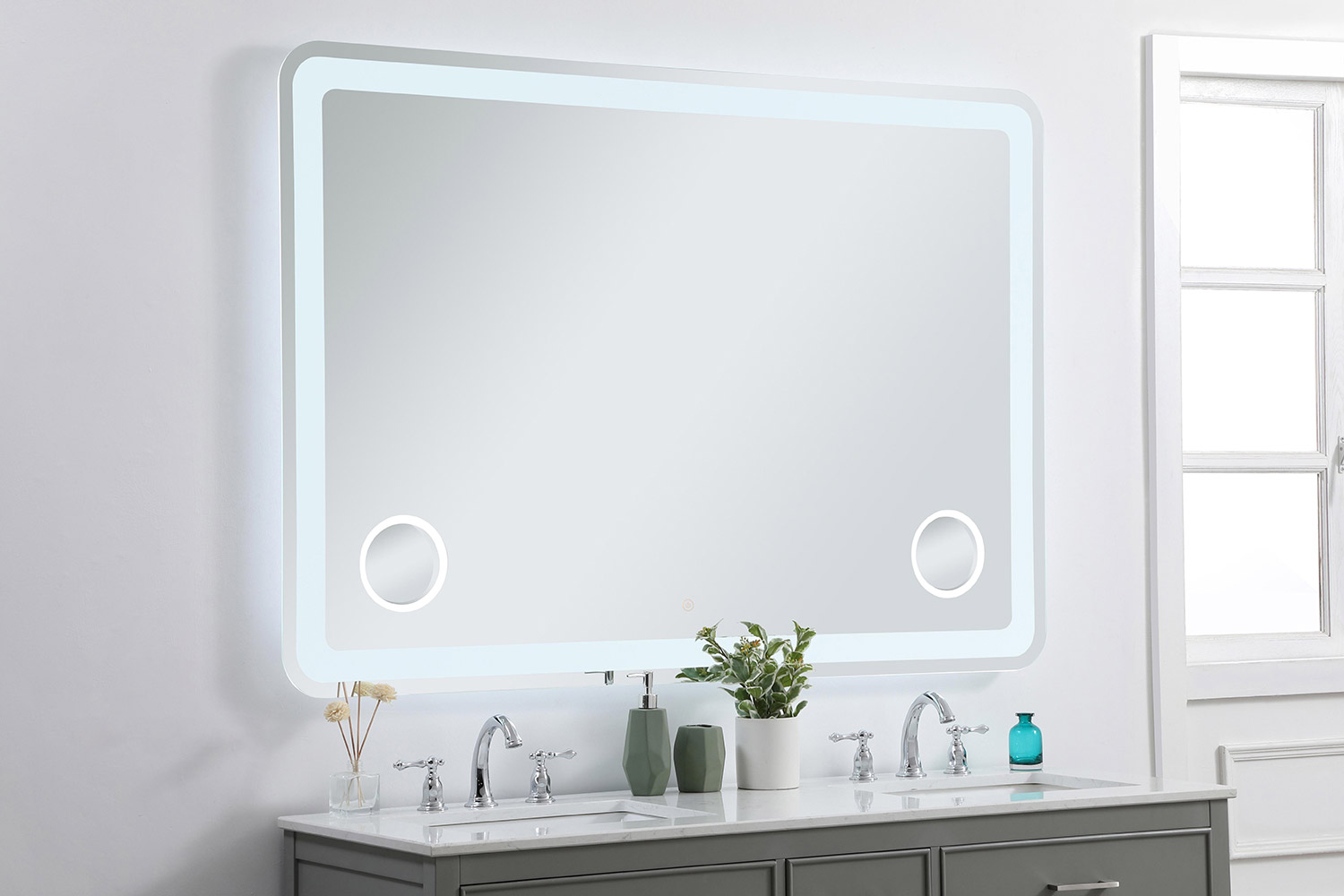 Elegant Wall Mirror - Clear, W 42", D 60" (MRE54260)