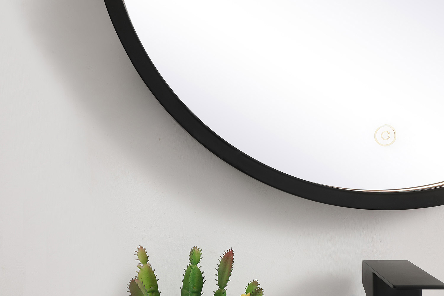 Elegant Wall Mirror - Black, L 21" (MRE6021BK)