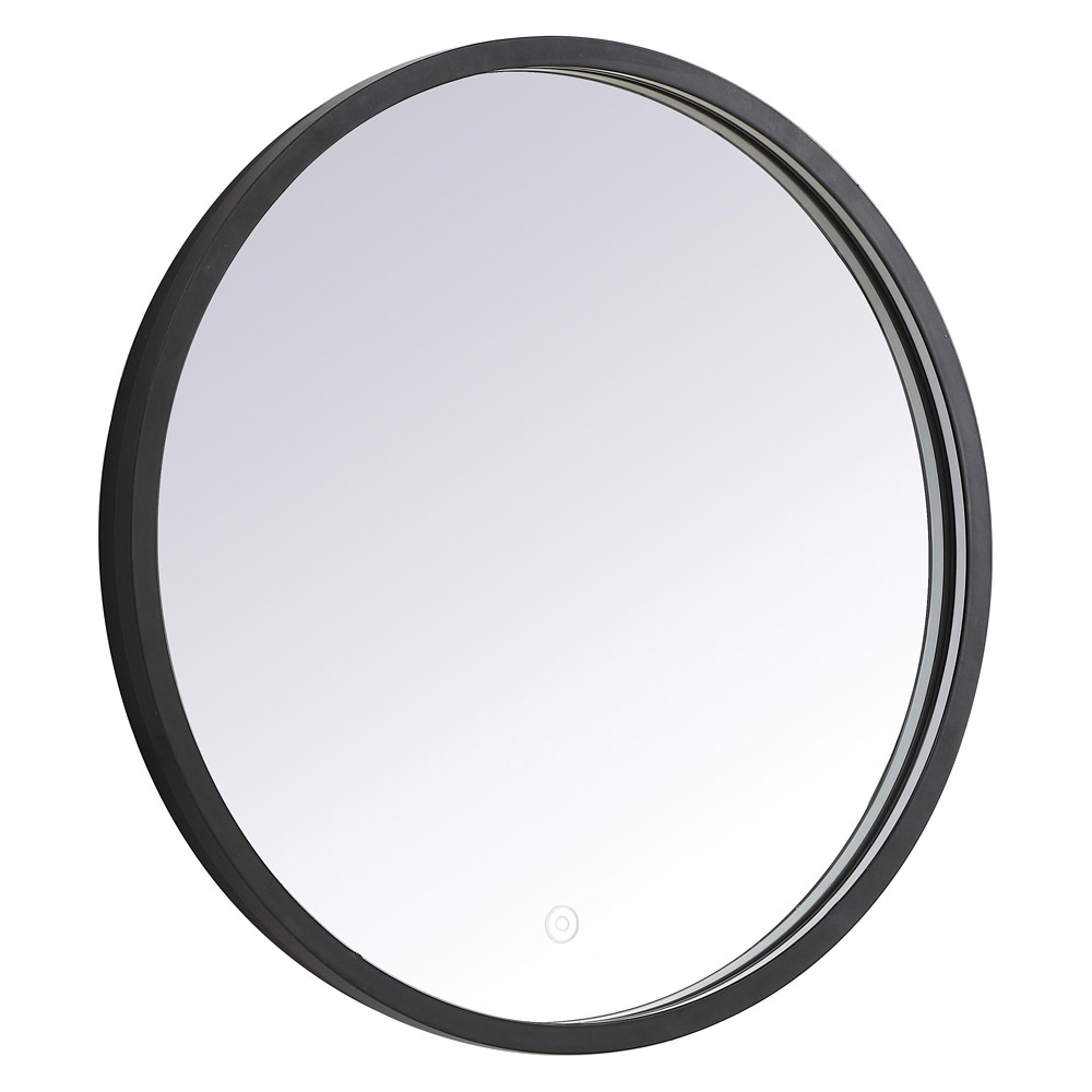 Elegant Wall Mirror - Black, L 21" (MRE6021BK)