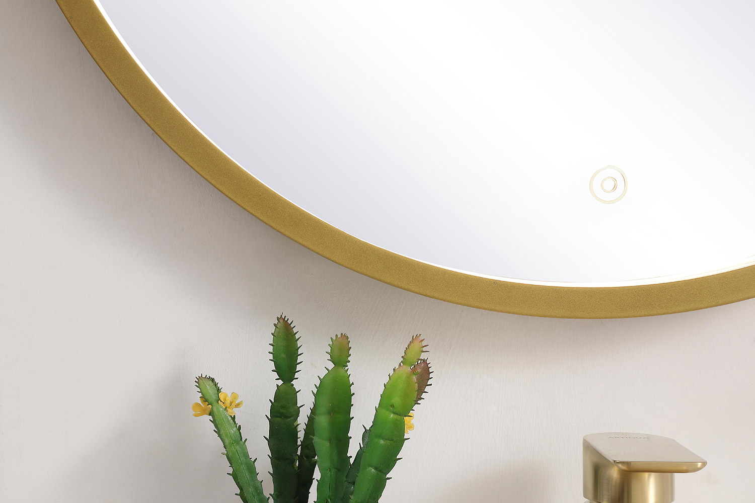 Elegant Wall Mirror - Brass, L 24" (MRE6024BR)