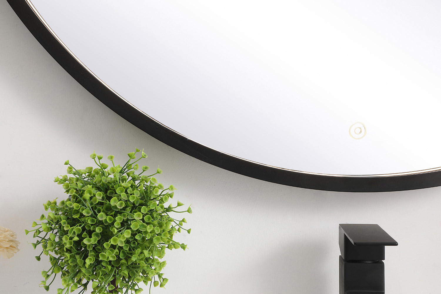 Elegant Wall Mirror - Black, L 36" (MRE6036BK)