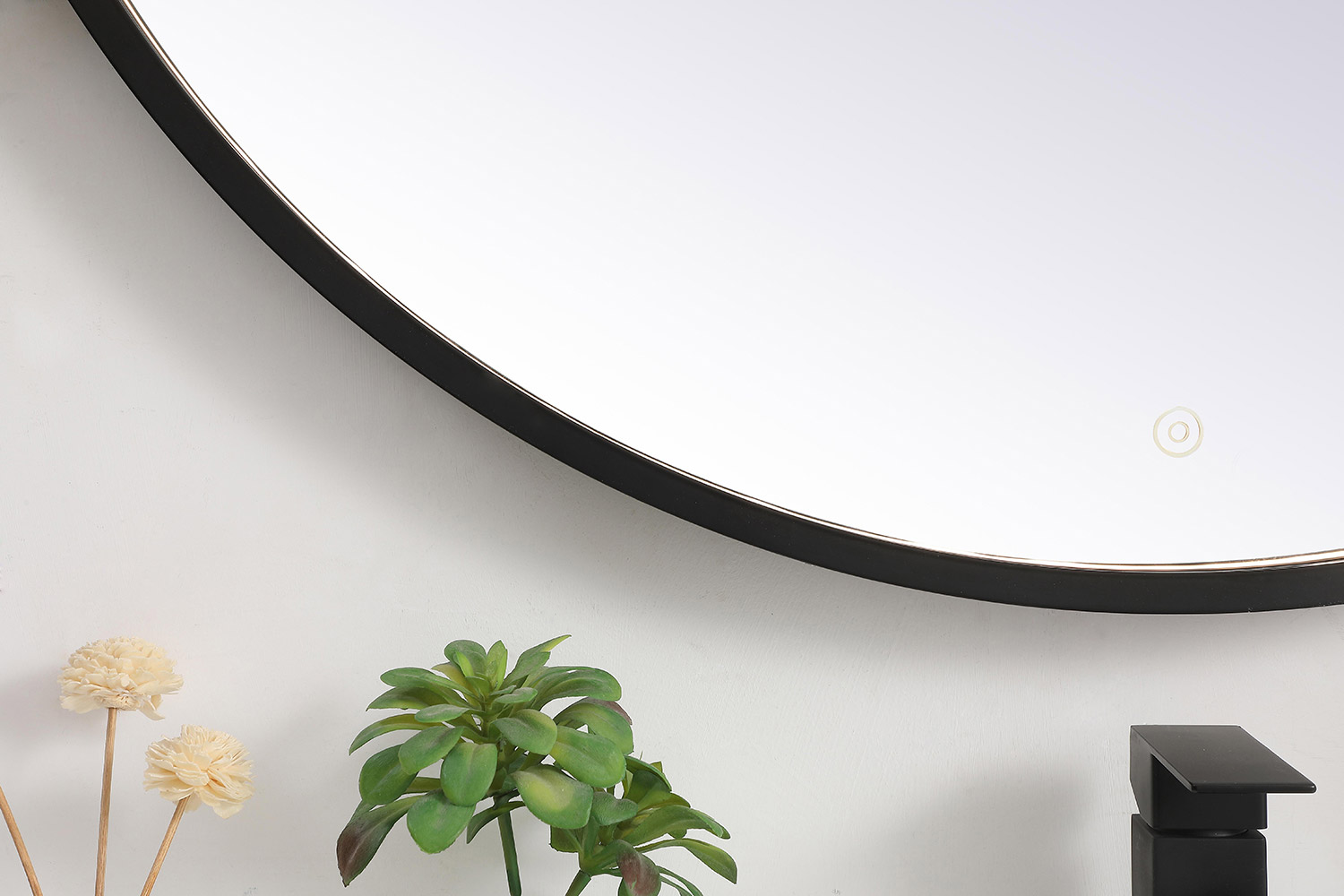 Elegant Wall Mirror - Black, L 42" (MRE6042BK)