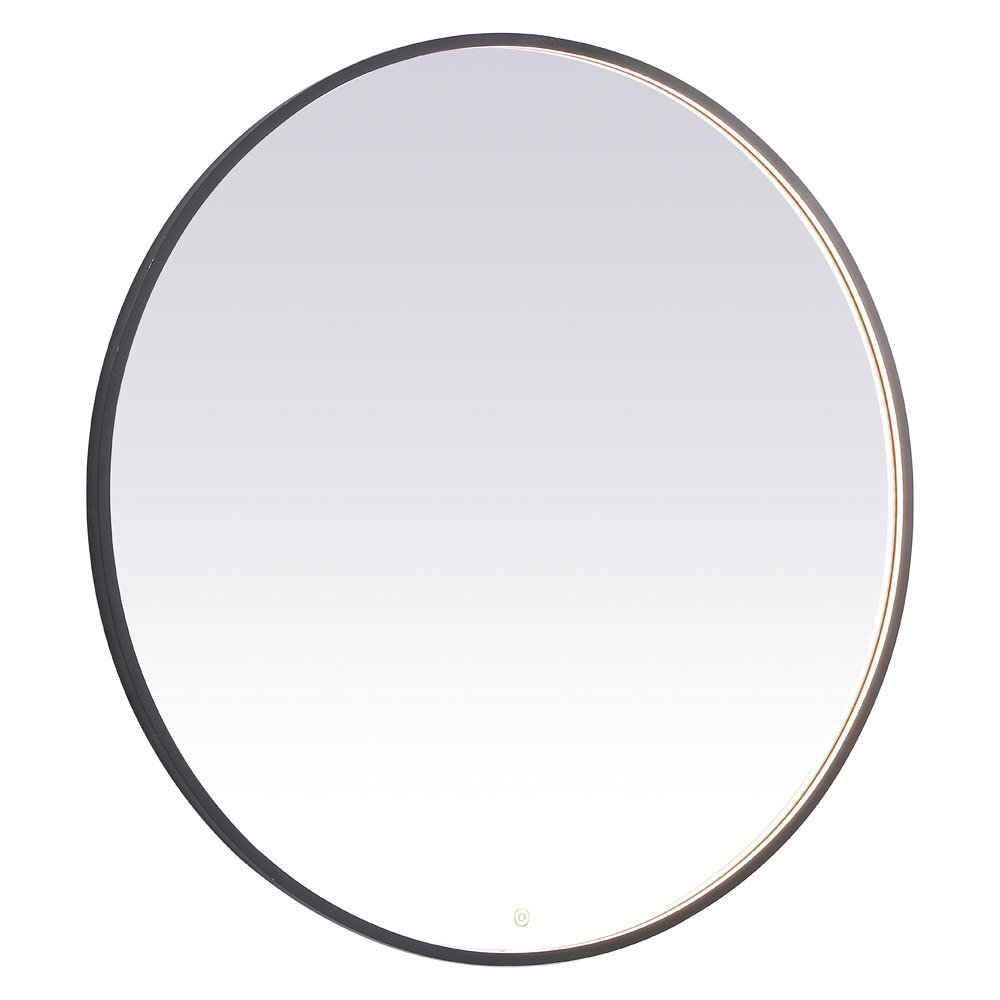 Elegant Wall Mirror - Black, L 45" (MRE6045BK)